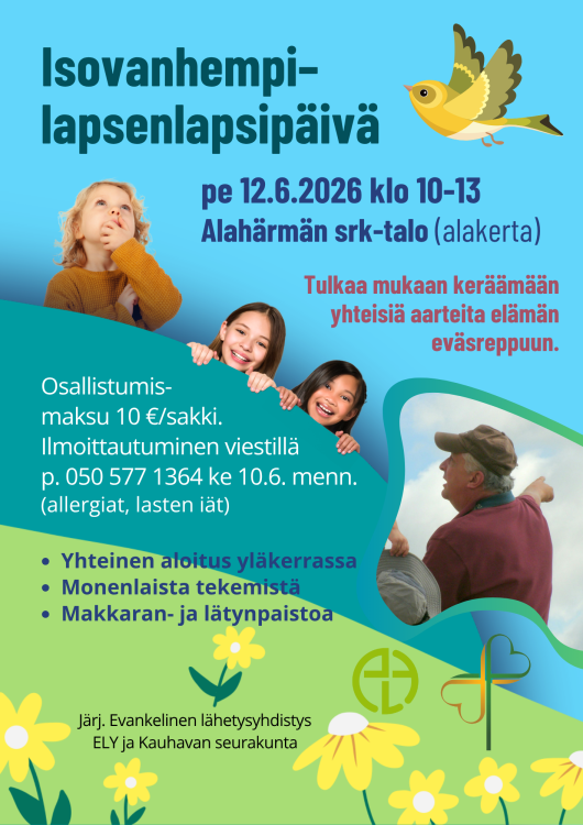 Isovanhempi-lastenlapsileiripäivän mainos