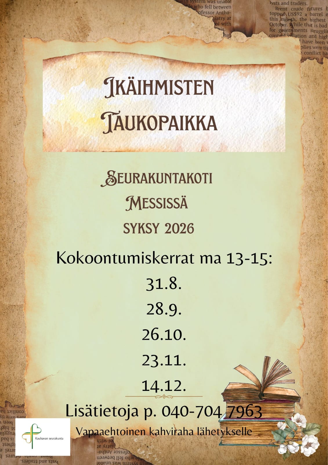 Taukopaikan mainos