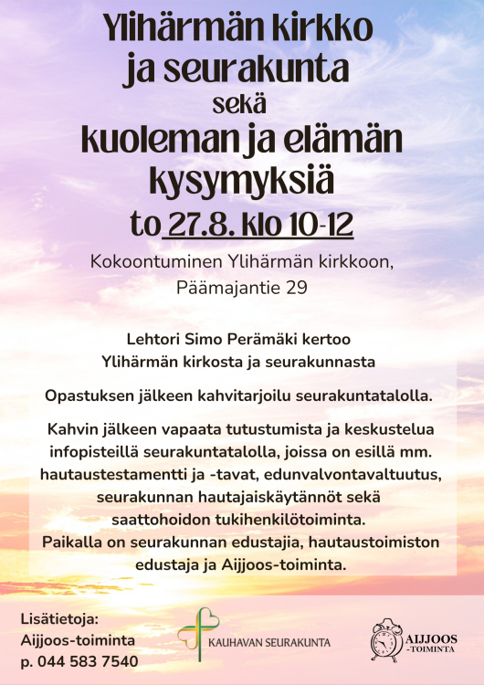 Mainos tilaisuudesta