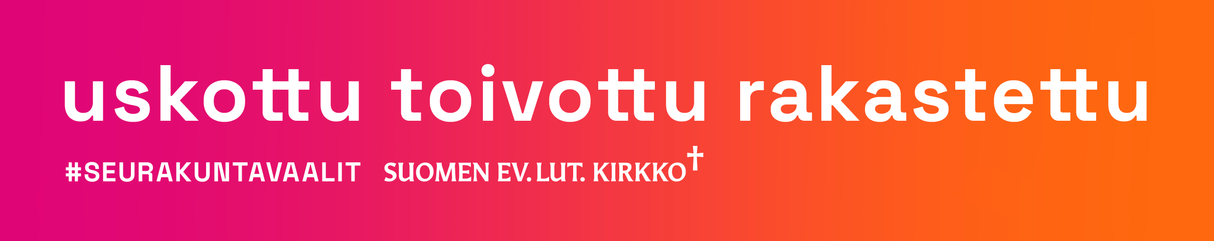 puna-oranssipohjalla uskottu toivottu rakastettu